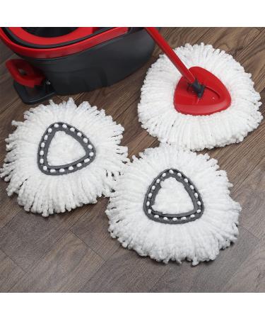 2 Pack Microfiber Spin Mop Replacement Heads for Ocedar EasyWring Spinning Mop - Buy Online on SooperMarket.com