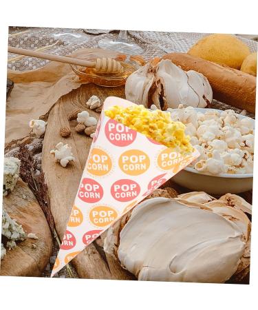 Didiseaon 250 Pcs Popcorn Bag Cardboard Popcorn Pink Candy Cotton Candy Cones Gift Bags Halloween Cone Bags Kids Snack Bag Popcorn Cone Bags Mini Candy Glass Child Paper Packing Bag - Buy Online on SooperMarket.com