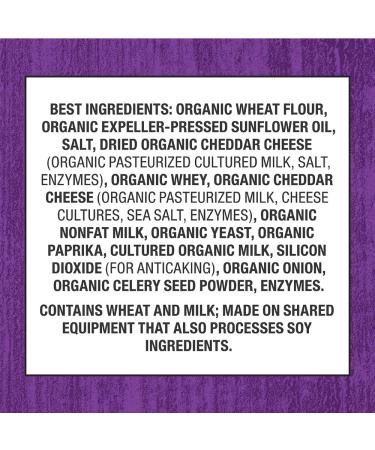 Annie's Organic White Cheddar Squares 7.5 oz - Baked Snack Crackers - Buy Online on SooperMarket.com