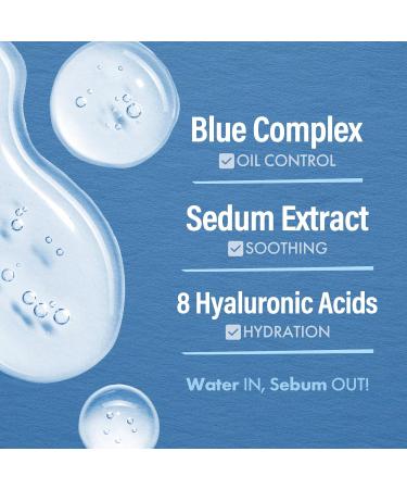 DASHU Boy Blue Sedum Water Serum | Hydrating Face Moisturizer with 8 Hyaluronic Acids | Men's Grooming Essentials - 2.19 fl oz - Buy Online on SooperMarket.com