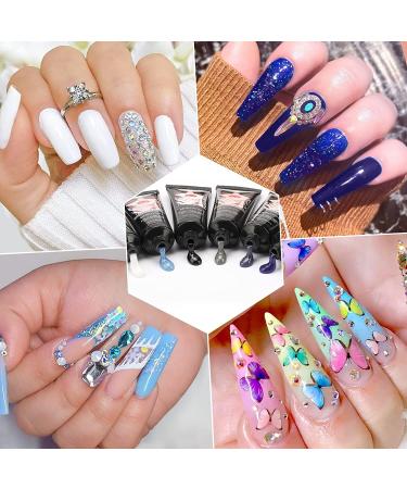 Morovan Poly Gel Extension Nail Kit - 6 Color Poly Nails Builder Gel Set for DIY Salon at Home - Buy Online on SooperMarket.com