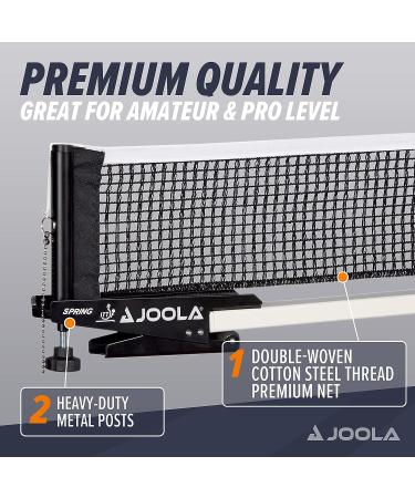 JOOLA Spring Professional Table Tennis Net & Post Set - ITTF Approved - 72 Regulation Ping Pong Net - Buy Online on SooperMarket.com