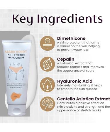 Stretch Marks Removal Cream | Safe for Pregnancy | Dermatologically Tested | All Skin Types | 100g - Buy Online on SooperMarket.com