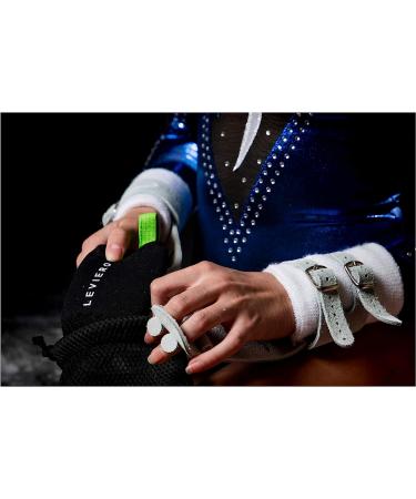 LEVIERO Gymnastics Grips Buckle Narrow Squeeze/Gymnastic Grips for Girls Youth/Grips for Gymnastics Girls/Gymnastics Grips for Kids with Wrist Bands and Grip Bag/Gymnastics Hand Grips White 0 - Buy Online on SooperMarket.com