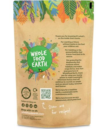 Wholefood Earth Organic Brown Basmati Rice 1kg - Vegan, GMO Free, Source of Fibre - Certified Organic - Buy Online on SooperMarket.com