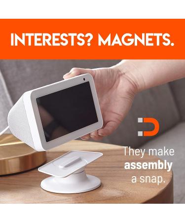Amazon Echo Show 5 White Tilt & Swivel Stand - Enhanced Viewing Experience - Buy Online on SooperMarket.com