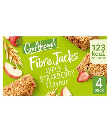 Go Ahead FibreJacks Apple & Strawberry 4 Bars 118.9 g (Pack of 1)