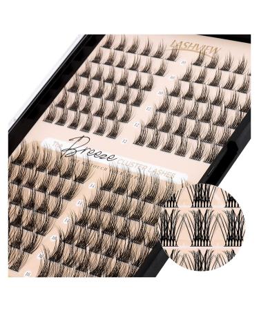 Lash Bond and Seal Cluster Lash Glue + 144 Pcs DIY Cluster Eyelash Extensions | Strong, Gentle, Comfortable Adhesive for All Day Wear - Buy Online on SooperMarket.com