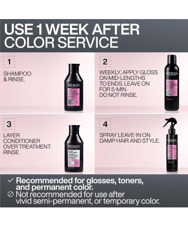 Redken Acidic Color Gloss | Rinse Out Hair Gloss Treatment with Apricot Oil | Deep Conditioning & Shine for Color-Treated Hair | Up to 3 Days Intense Gloss - Buy Online on SooperMarket.com