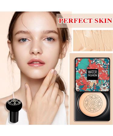 Air Cushion CC Cream Mushroom Head Foundation BB Cream Foundation Makeup Moisturizing CC Cream Liquid Foundation Lasting Matte Concealer Foundation Even Skin Tone Suitable for All Skin(Natural) Difu a - Buy Online on SooperMarket.com