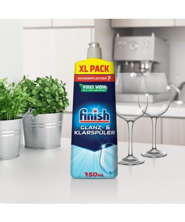 Finish Shine & Rinse Aid for Radiant, Dryer Dishes - 750 ml Mega Pack - No Water Stains - Buy Online on SooperMarket.com