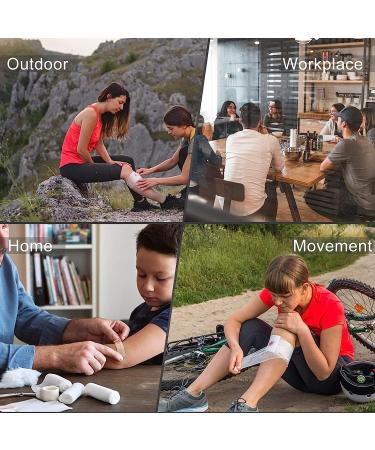 YIDERBO Black-273Pcs Small Waterproof Car First-Aid Kit Emergency-Kit - Essential Camping Equipment for Hiking, Home, and Travel - Buy Online on SooperMarket.com
