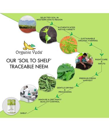 Organic Veda Neem Powder - 100% USDA Certified for Skin & Hair | Immune Support | 16 oz Pack - Buy Online on SooperMarket.com