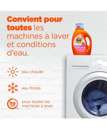Tide Liquid Laundry Detergent with Touch of Downy - April Fresh Scent 74 Loads (105 fl oz) | International Shipping Available - Buy Online on SooperMarket.com