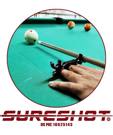 Sure Shot 3-Finger Billiard Mechanical Bridge - Handheld Pool Cue Accessory - Silver - Buy Online on SooperMarket.com
