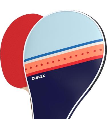 Duplex Ping Pong Paddle Case with Bonus Ball Storage - Waterproof Table Tennis Cover - Buy Online on SooperMarket.com
