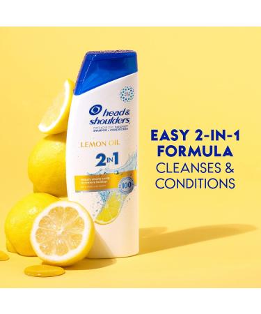 Head & Shoulders Lemon Essential Oil 2-in-1 Shampoo + Conditioner 370ML NEW Version - Buy Online on SooperMarket.com
