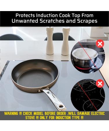 Large Induction Stove Protector Liner - Heat Resistant 260C - Easy Clean - Scratch and Dirt Prevention - Cut-to-Fit Roll Size (63x21) - Buy Online on SooperMarket.com