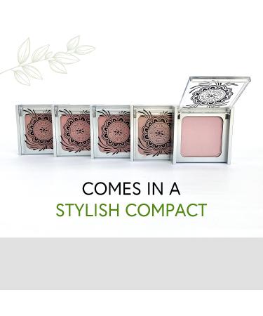 Honeybee Gardens Breathless Blush - Vegan & Cruelty-Free 8.5g - Pale Warm Pink Shade - Long-Wearing & Highly Pigmented - Buy Online on SooperMarket.com