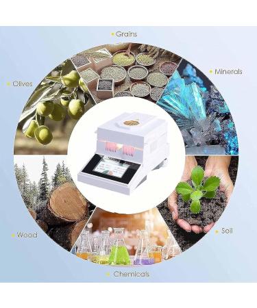 Grain Moisture Tester Smart Grain Moisture Meter for Grains Wheat Maize (Corn) Coffee Cocoa Bean Flaxseed Soybean Rice Almonds Peanut Sesame Sorghum 100g/1mg - Buy Online on SooperMarket.com