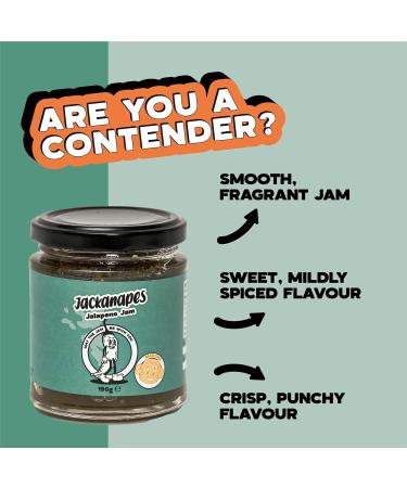 Jalape o Chilli Jam by Jackanapes 190g - Mild Vegan Chilli Condiment Made with Jalape os Apples and Lemons - Made in the UK - Buy Online on SooperMarket.com