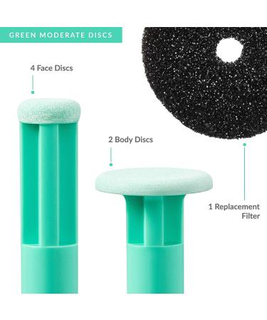 PMD Personal Microderm Replacement Discs - 6 Discs + 1 Filter - For Classic, Plus, Pro, Man, Elite - Buy Online on SooperMarket.com