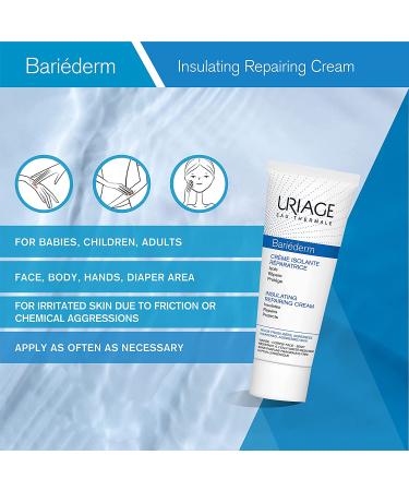Uriage Bariederm Insulating Repairing Cream 2.5 oz - Fragrance-Free Skin Repair - Buy Online on SooperMarket.com
