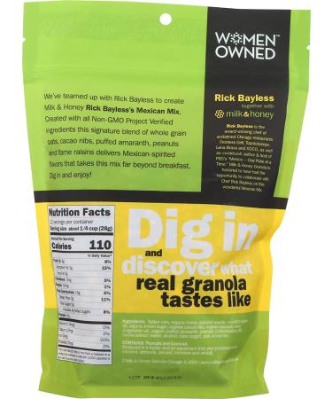Milk & Honey Granola by Rick Bayless - Premium Mexican Granola Mix, 12 OZ - Buy Online on SooperMarket.com