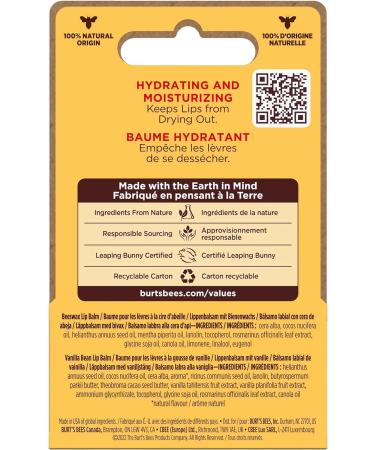 Burt's Bees Lip Balm Multipack Lip Balm Set With Beeswax & Vanilla Bean With Vitamin E Value Duo Pack 2x4.25g - Buy Online on SooperMarket.com