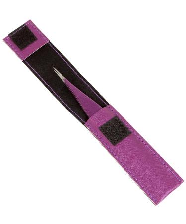 Professional Ingrown Hair Tweezers Set with Purple Case and Ebook - Surgical Quality - Buy Online on SooperMarket.com
