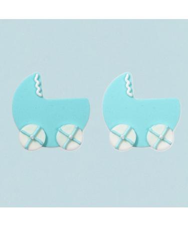 Baking Decorations Baby Mix Set in Blue 8 Pieces Various Baby Motifs as Fondant Decoration for Baking Cupcakes & Muffins Ideal for Baby Showers & Gender Reveal Parties - Buy Online on SooperMarket.com