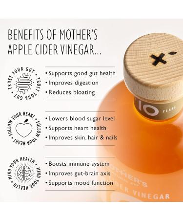 10-Year Aged Raw Apple Cider Vinegar with Mother - Keto-Friendly & Superior Quality - 350ml (Pack of 1) - Buy Online on SooperMarket.com