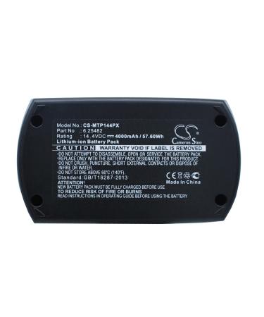 Replacement Battery for ULA9.6-18 BSZ 14.4 Impuls SBZ 14.4 Impuls BSZ 14.4 Compatible with 6.25482(4000mAh)