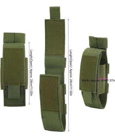 Yoncono Tactical Molle Tourniquet Holder | Portable Military First Aid Bag & Trauma Scissor Pocket - Army Green - Buy Online on SooperMarket.com