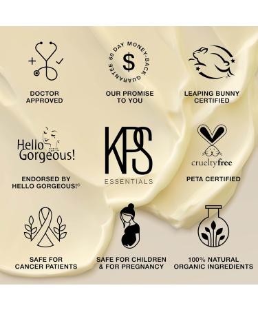 KPS Essentials Organic Ren Face Cream - Hyaluronic Acid Dark Spot Corrector & Puffiness Reducer | 1oz Eye Cream for Crepe Skin - Buy Online on SooperMarket.com
