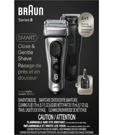 Buy Braun Series 8 8567cc Electric Razor for Men | 4+1 Shaving Elements Long Hair Trimmer SmartCare Center - Wet & Dry - 60min Runtime - International Shipping Available - Buy Online on SooperMarket.com