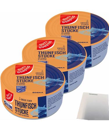Good&Cheap tuna pieces with vegetables in dressing 3-pack (3x185g can) + usy block