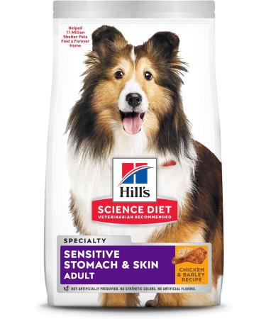 Hill's Science Diet Adult Sensitive Stomach & Skin Dry + Canned Dog Food Bundle 7.03 kg (Pack of 1) Dry | Chicken Meal + Dog Food Salmon - Buy Online on SooperMarket.com