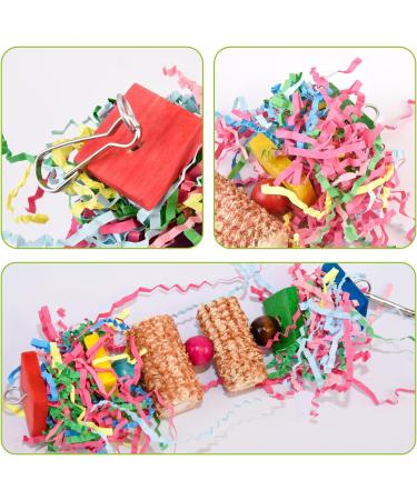 Red Parrot Swing Chewing Toy for Conures, Cockatiels, African Greys, Cockatoos, and Amazon Parrots - Buy Online on SooperMarket.com