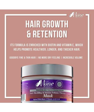 The Mane Choice Peach Black Tea Vitamin Fusion Mask 12 Fl Oz - Nourishing Hair Treatment - Buy Online on SooperMarket.com