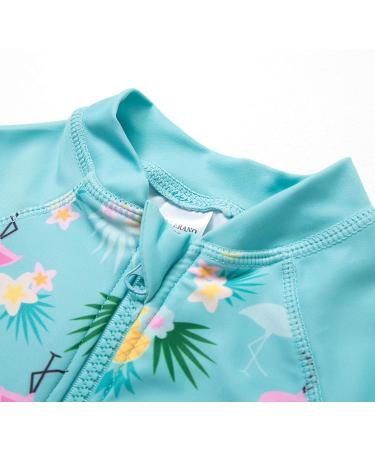Bonverano Baby Girls Swimsuit UPF 50+ Long-Sleeve Pineapple One Piece - 3-6 Months - Buy Online on SooperMarket.com