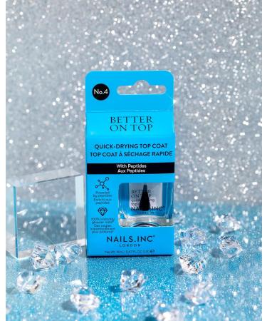 Nails.INC Better On Top Quick-Drying Top Coat 14ml - Fast-Drying Nail Polish Top Coat - Buy Online on SooperMarket.com
