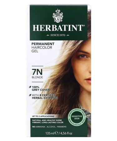 Herbatint Permanent Haircolor Gel 7N Blonde 4.56 fl oz (135 ml)