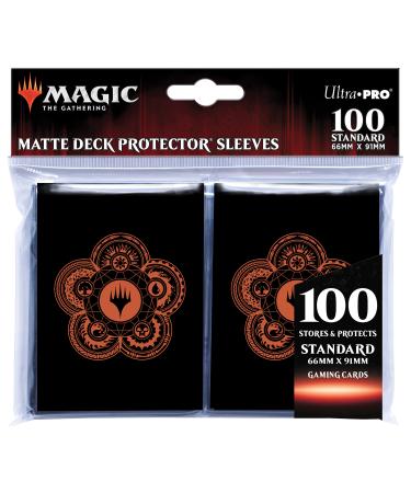 Ultra Pro Mana 7 Card Sleeves, Color Wheel Orange