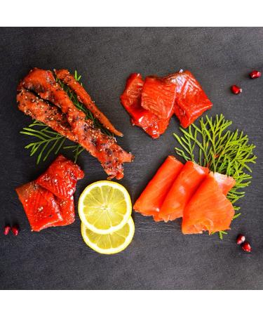 Smoked Salmon Sampler Gift Basket Gourmet Food Box Perfect for Family Corporate Gifts