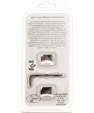 Weatherby Vanguard Scope Mount 1-Inch/Medium Black - Talley - Buy Online on SooperMarket.com
