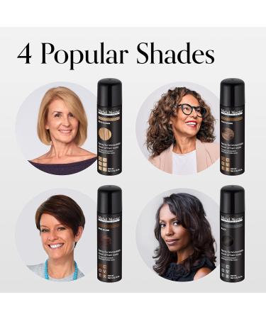 Buy Michel Mercier Hair Root Touch Up Spray - Dark Brown | Fast & Easy Grey Hair Concealer for All | Protects Hairline & Scalp Health - Buy Online on SooperMarket.com