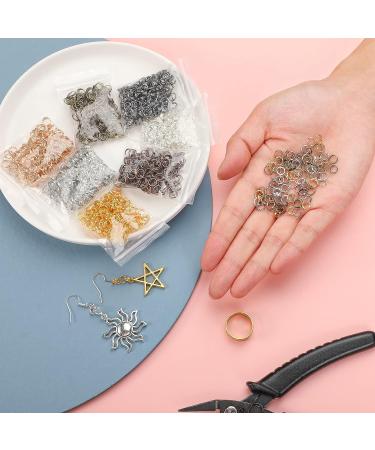 Hotop 1402 Pieces Split Jump Rings Set - MultiColor Jewelry Split Rings with Opener and Plier for DIY Craft Making - Buy Online on SooperMarket.com