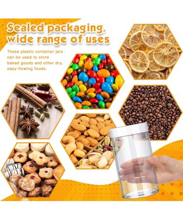 4 Pieces Round Clear Wide-mouth Leak Proof Plastic Container Jars with Lids for Travel Storage Makeup Beauty Products Face Creams Oils Salves Ointments DIY Making or Others (White 32 Ounce) - Buy Online on SooperMarket.com