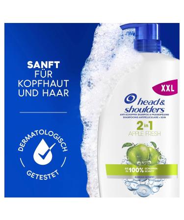 Head & Shoulders Apple Fresh 2in1 Anti-Dandruff Shampoo 800ml - Up to 100% Dandruff Protection Clinically Tested for All Hair Types Daily Freshness International Shipping Available - Buy Online on SooperMarket.com
